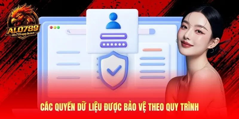 Các quyền dữ liệu được bảo vệ theo quy trình