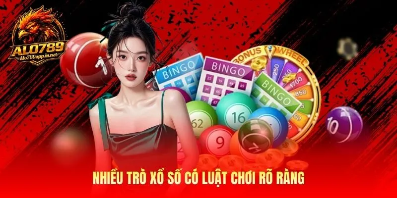 Nhiều trò xổ số có luật chơi rõ ràng